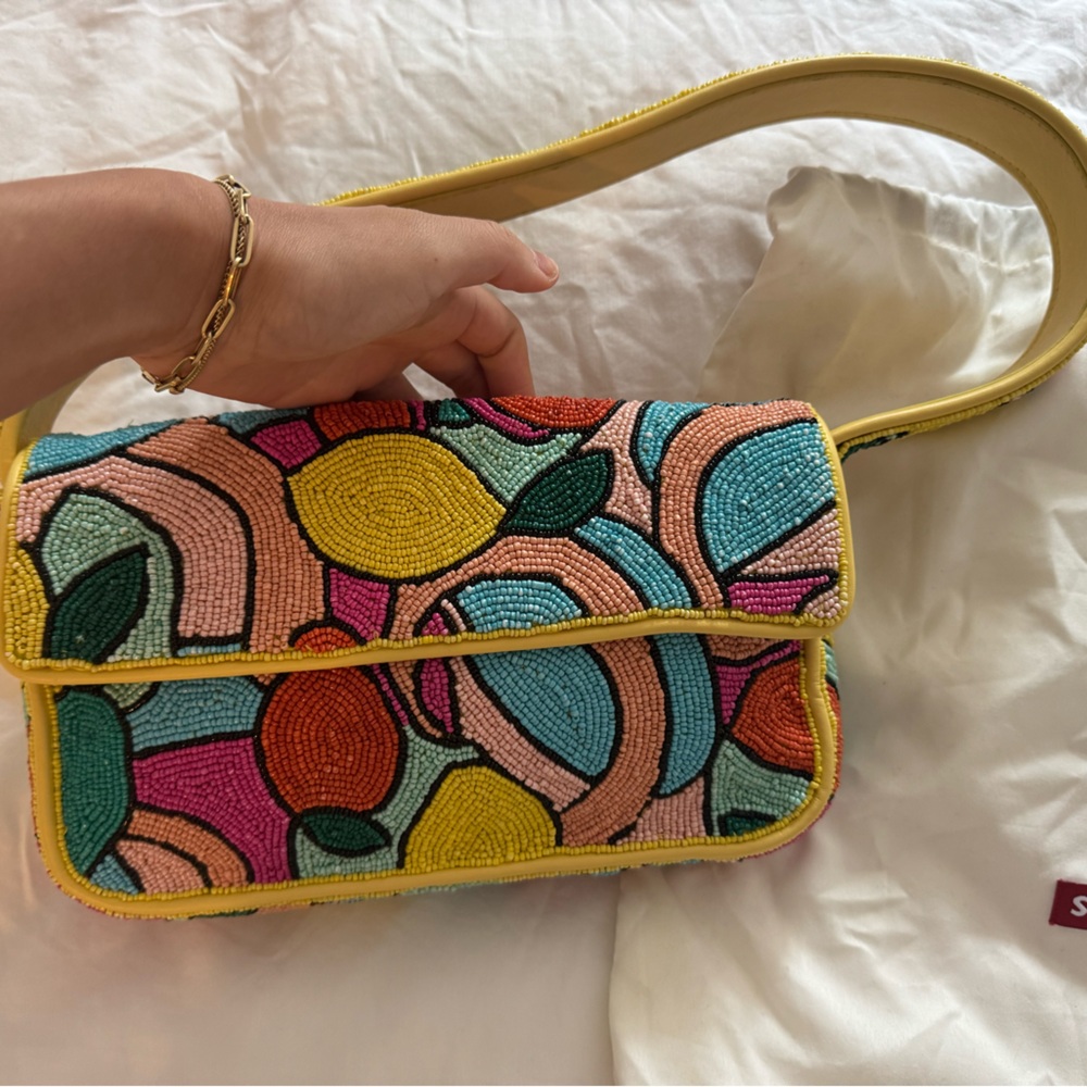 Colorful STAUD Beaded Women's Bag